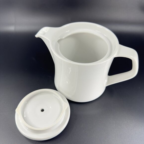 Seltmann Weiden Bavaria W Germany Praktica White Porcelain Carafe Pitcher Teapot - Picture 7 of 13